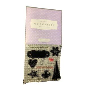 Celebration Cling Stamp Set My Acrylix Close To My Heart Crafting Fun DIY USA